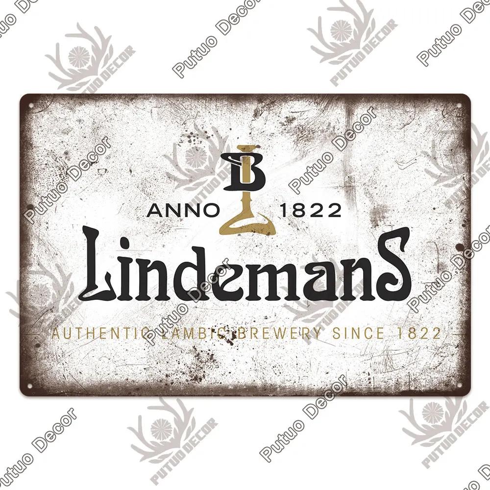 Putuo Декор Бельгия Пивная табличка металлическая винтажная жестяная вывеска металлическая вывеска декоративная табличка Настенный декор паб-бар человек пещера клуб украшение