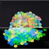 Small 1cm Artificial Luminous Stones for Vase, Potted Decor, Fish Tank Fluorescent Pebbles, 0.5g Landscaping Accents