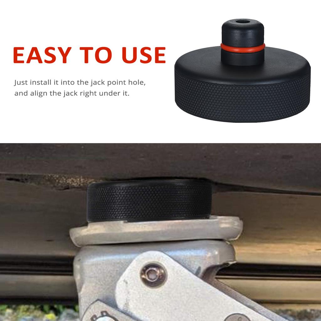 Замена подушек подъемного домкрата для модели Tesla 3SXY, 4 шт. резиновых подушек домкрата с футляром для хранения,