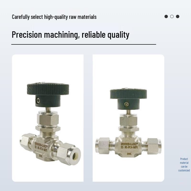 Stainless Steel High-Pressure Needle Valve for Petrochemical and Power Station Pipelines