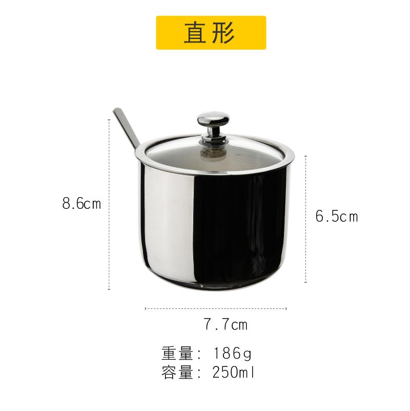 Коробка для приправ из нержавеющей стали Кухонные принадлежности Контейнер для специй Баночка для специй Бутылочки для приправ Сахарница Солонка Банка для приправ