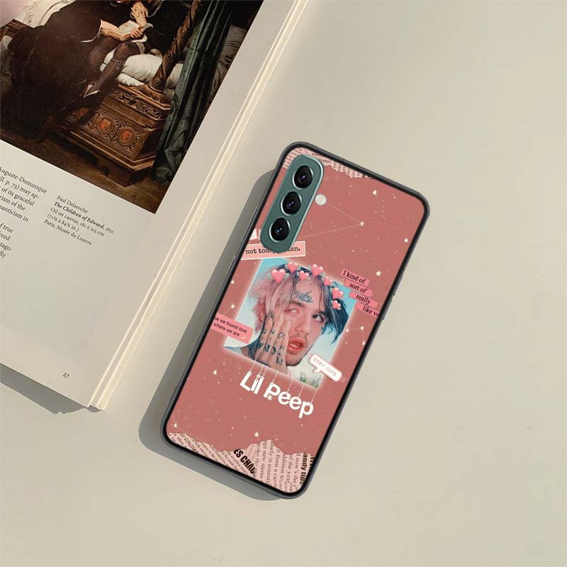 Lil Peep Lil Bo Peep Черный чехол для телефона для Samsung A55 A35 A25 A15 A54 A34 A24 A14 A70 A71 A50 A51 A17 A05S Galaxy A40 A41A30 A3