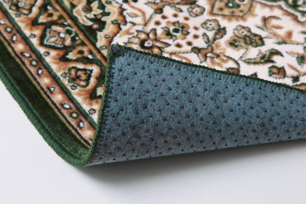 Ikehiko Entrance Mendel 67 x Dynasty Washable Mat, Green, Approx. 110cm, Pattern, Frame, #2027770