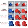 Industrial Plug & Socket Waterproof Male Female 3P/4P/5P Electrical Connector 16A IP44 Wall Mounted Socket AC 220-250V