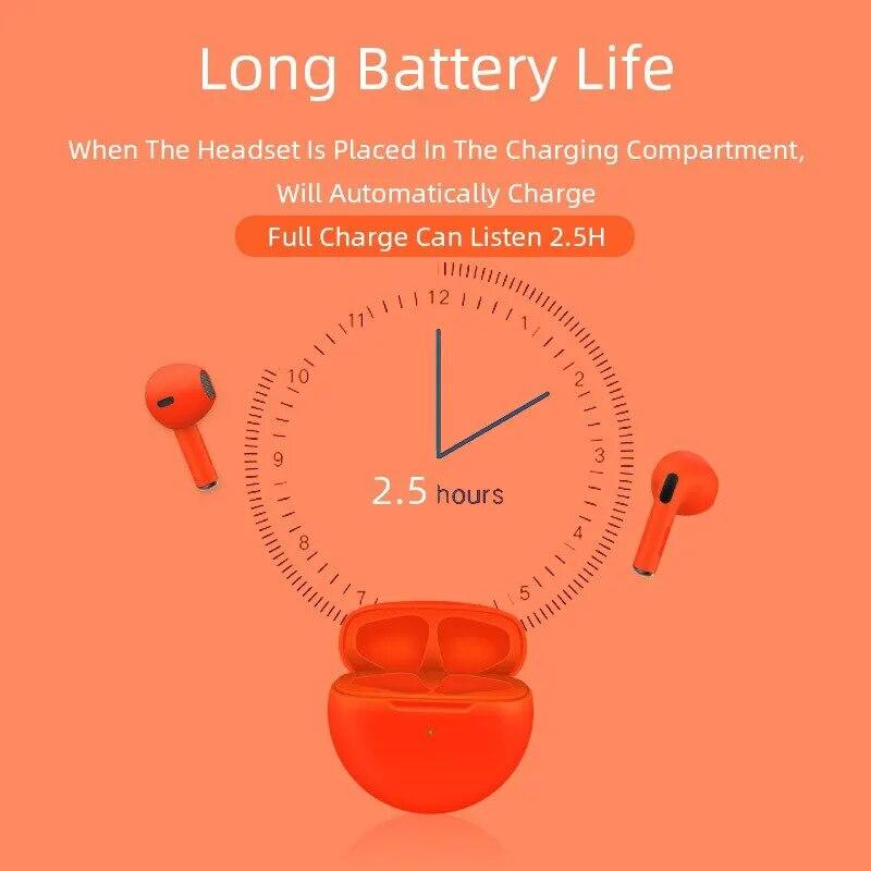 Беспроводные наушники TWS с микрофоном, Bluetooth-наушники, спортивные наушники-вкладыши, гарнитура для iphone15 Pro max