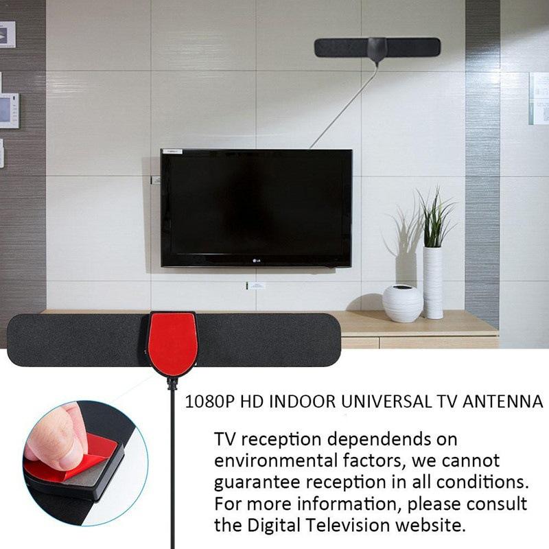 980 Миль DVB-T2 Комнатная HDTV Антенна с Усилителем Сигнала 1080P