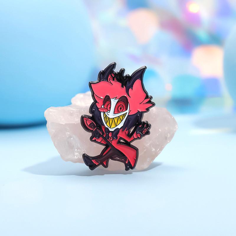 Забавная мультяшная брошь с красочной эмалью, идеально подходящая для моды и коллекционирования