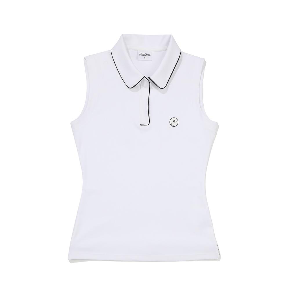 MALBON GOLF M Script Sleeveless White (Woman)