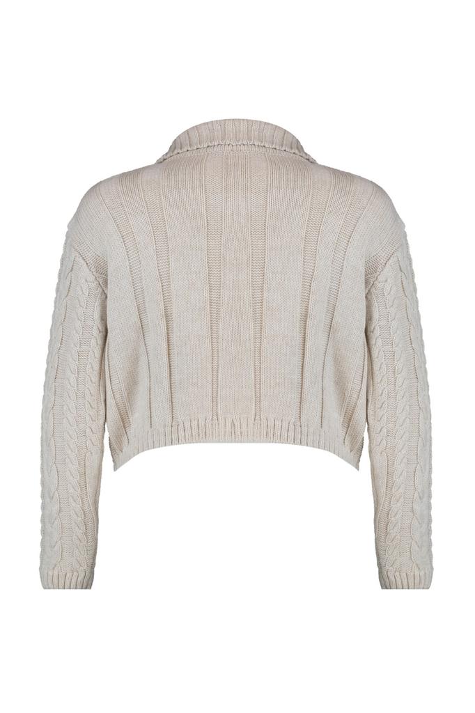 Женский модный новый кардиган оранжевый укороченный трикотажный кардиган