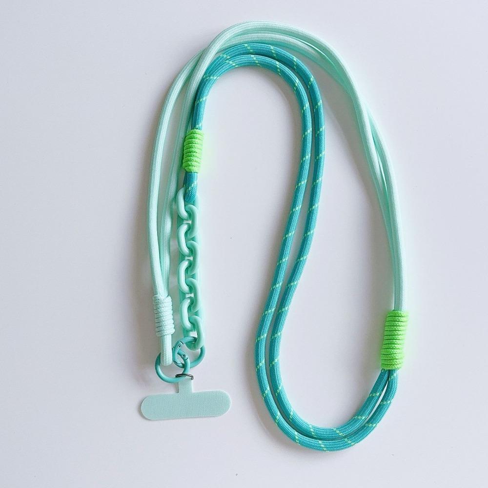 Simple Handwoven Mobile Phone Lanyard Universal Case Crossbody Shoulder Card Neck Cord Clip Hang Anti-lost Wrist Strap