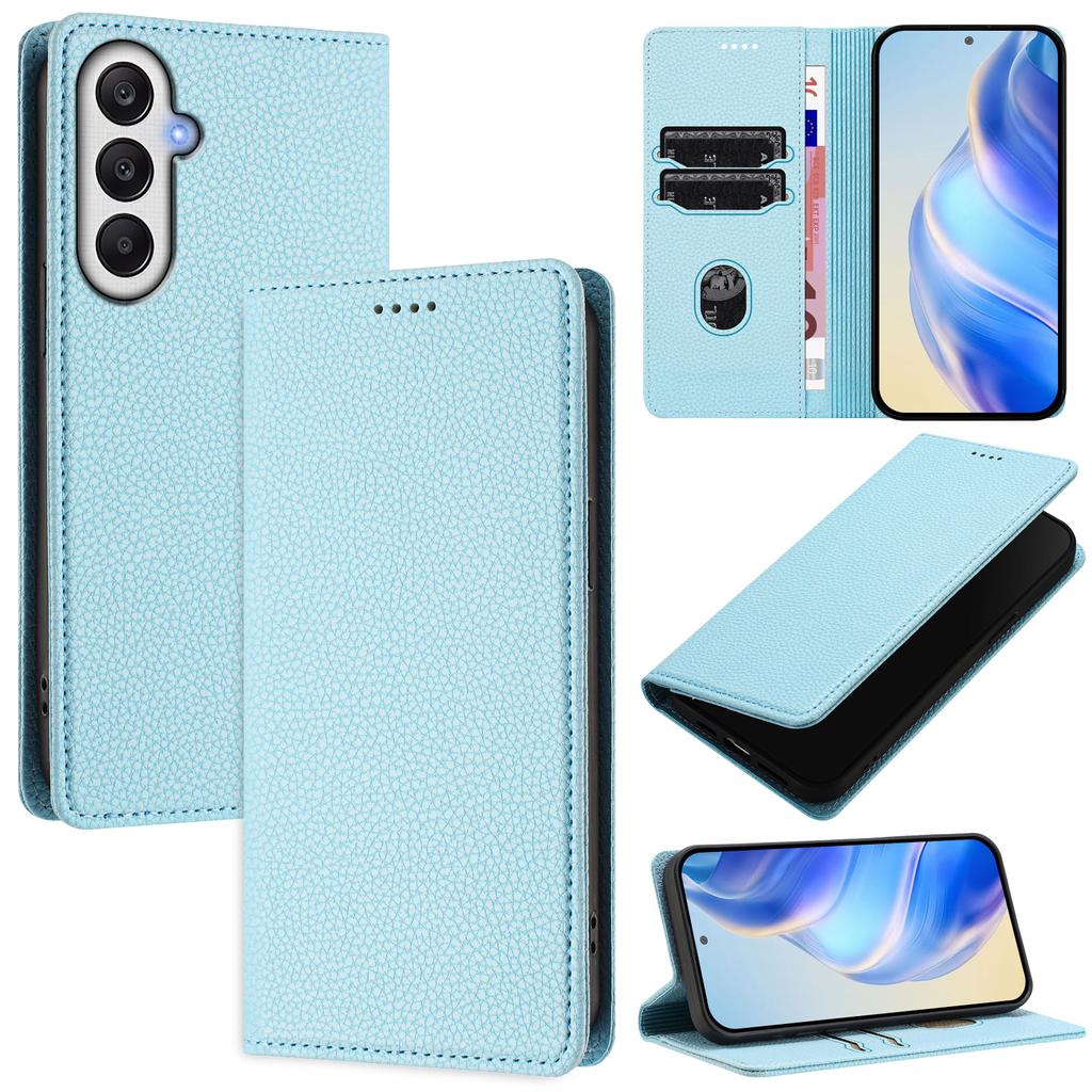 For Samsung Galaxy A36 5G Wallet Case RFID Blocking Litchi Texture Leather Mobile Cover