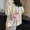 2024 New Casual Armpit Bag Simple Street Fashion Handbag Crossbody Bucket Bag Women French Chic Shoulder Bag Black