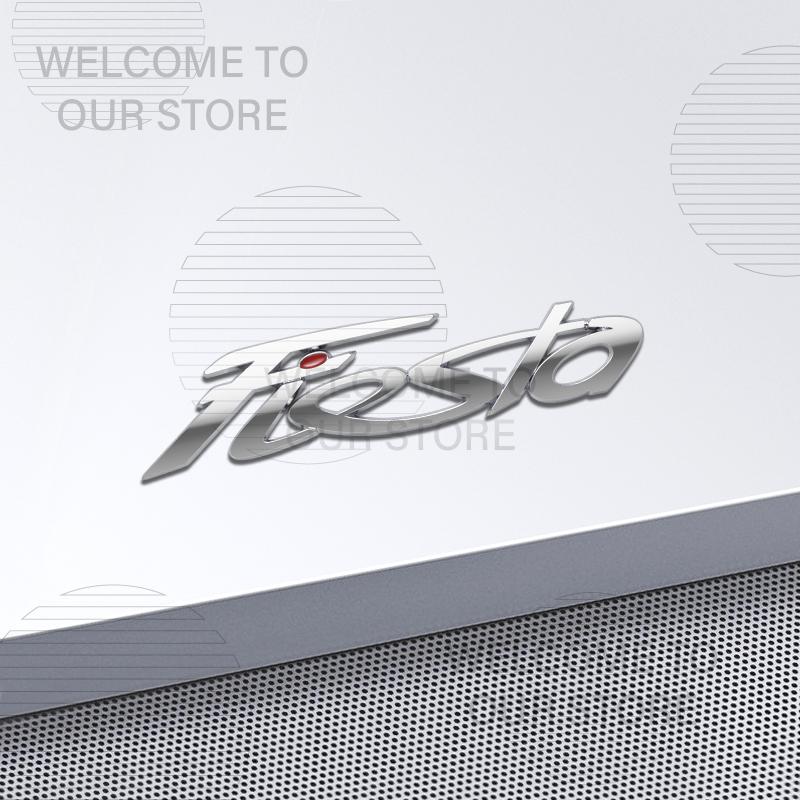 Car Decor Metal For Ford Fiesta ST MK3 MK4 MK5 Letter Emblem 3D Sticker Accessories Tail Rear Trunk Decals