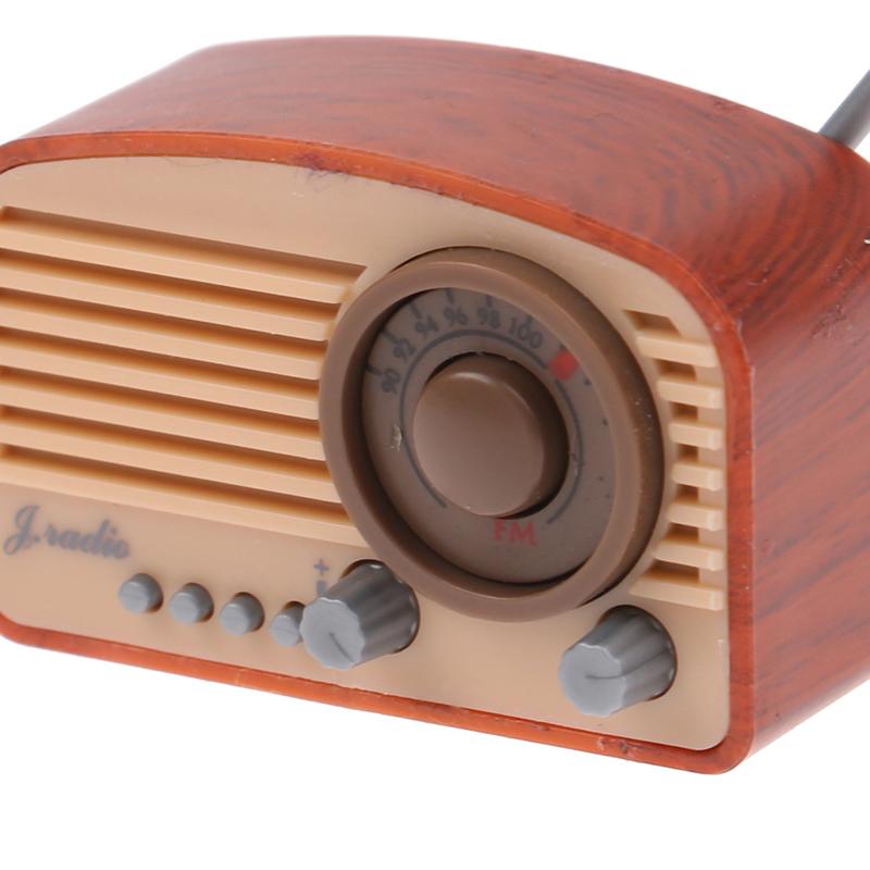 1шт 1:12 кукольных домиков миниатюрная имитация мини-радио модель аксессуары для самостоятельного изготовления игрушки