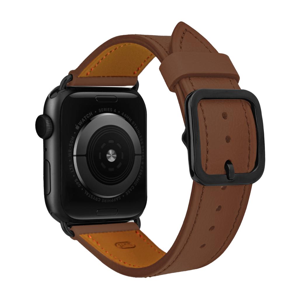 Простой кожаный ремешок для часов первого слоя 49 мм, замена для Apple Watch Ultra всех серий, премиальный аксессуар для браслета