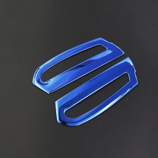 Blue For Toyota Camry 2018- Steel Cover Trim Dash Side Air Outlet Vent