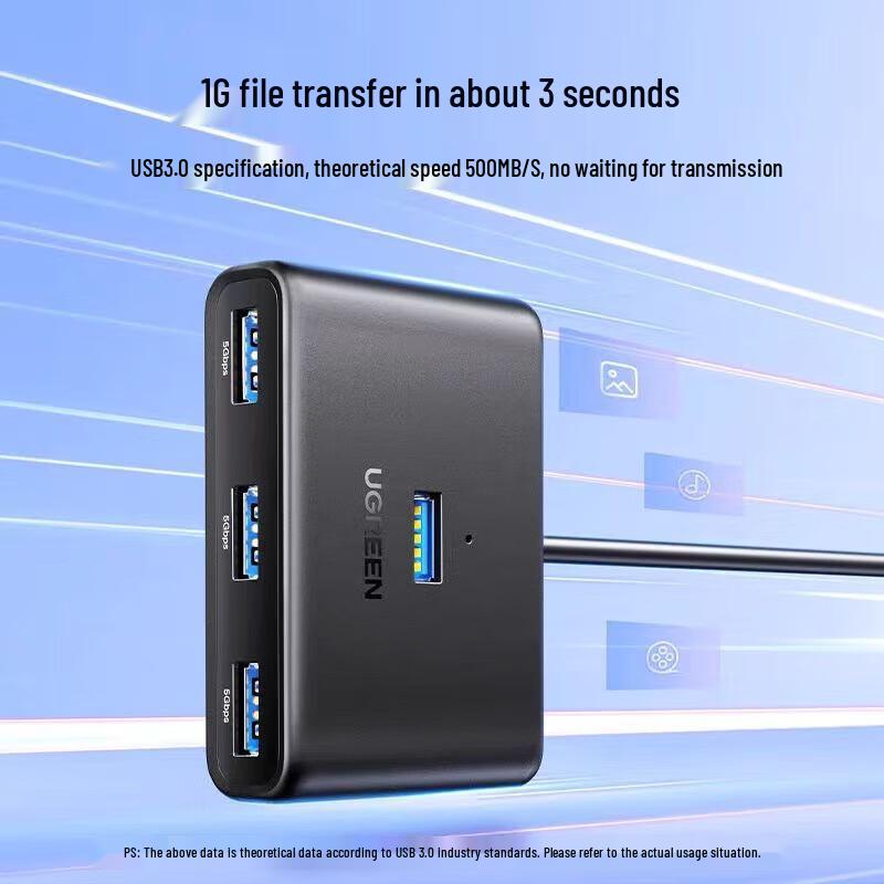 Ugreen 4-портовый USB 3.0 Type-C хаб с поддержкой Power Delivery