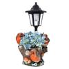 JYL TS/098,Hot Selling Creative Resin Bird Planter Solar Outdoor Light Statue for Garden Path Decor