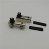 4 Pairs Silver Glass Clamp Iron Pivot Hinge Adjustable Door Hinge  for Free-Swinging Glass Door