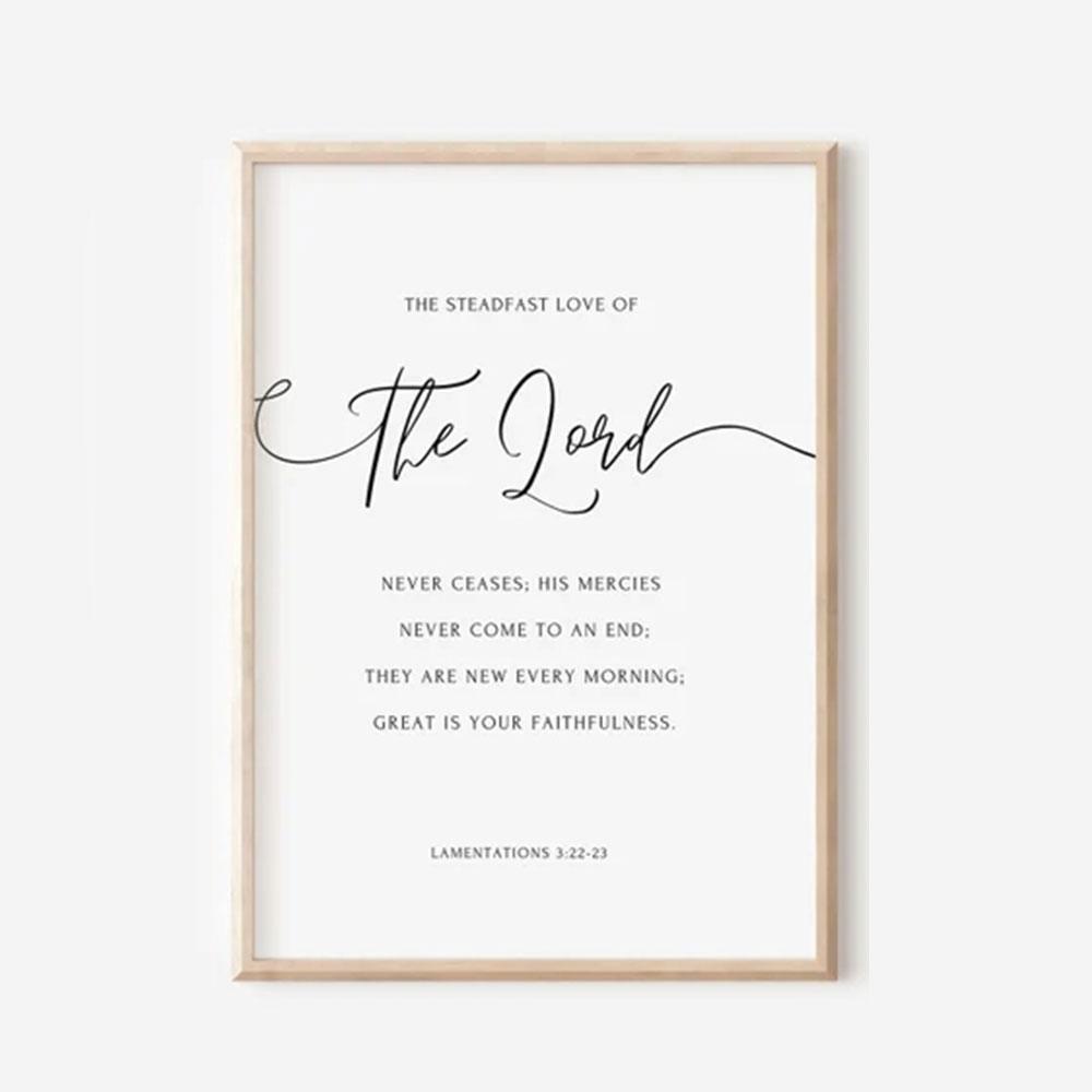 Библейский стих «Господь, Бог ваш добр», минимальный христианский Писание, настенное искусство, холст, живопись, постеры для гостиной, домашний декор