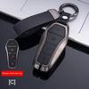 Key Case Cover for BYD Song Plus Atto 3 Han EV Tang DM Qin Seal Dolphin Leather Metal Remote Fob Holder Keychain Car Accessories