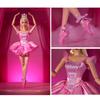 Barbie Ballet Wishes Signature Dress Up Barbie Doll Ages 6 and Up Pink JBJ09 Doll/House