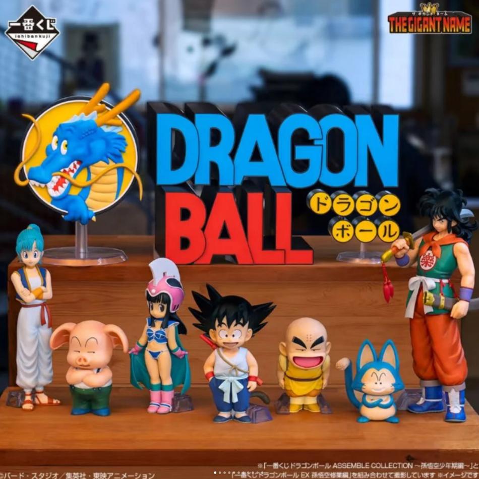 Фигурка персонажей Dragon Ball Ichiban Kuji - Сон Гоку, Ямча, Бульма, Роши, Чичи, Мастер Роши, ПВХ, Коллекционная модель, Игрушка