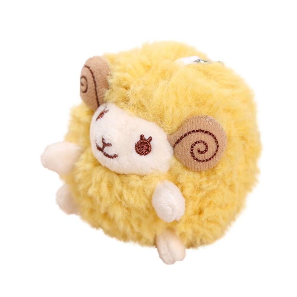 Mini Size Plush Sheep Pendant Cartoon Anime Style Mini Sheep Plush Doll For Bag Accessory