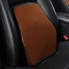 Подушка для поясницы в автомобиль из пеноматериала с эффектом памяти и износостойкой кожаной поддержкой подголовника для любого сезона.