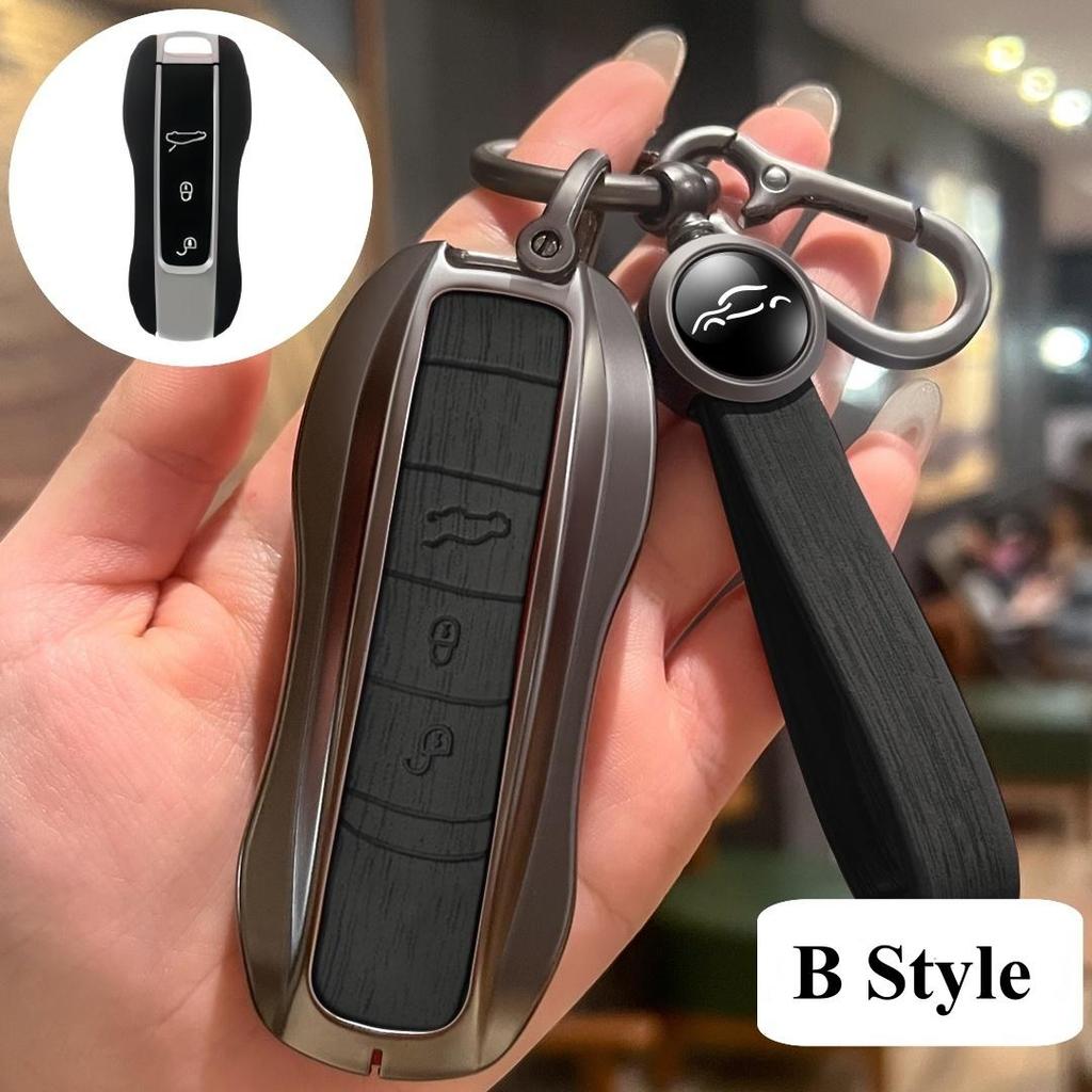 Для Porsche Panamera Cayenne Cayman Macan Boxster 911 9ya 971 Shell Protection Fashion Metal Remote Car Key Case Cover