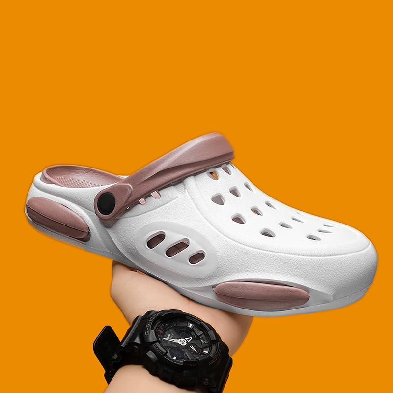 Горячая распродажа модных лаконичных мужских кроссовок из ЭВА высокого качества с толстой подошвой, повседневные сандалии, мужские пляжные шлепанцы, спортивные тапочки для улицы, износостойкие