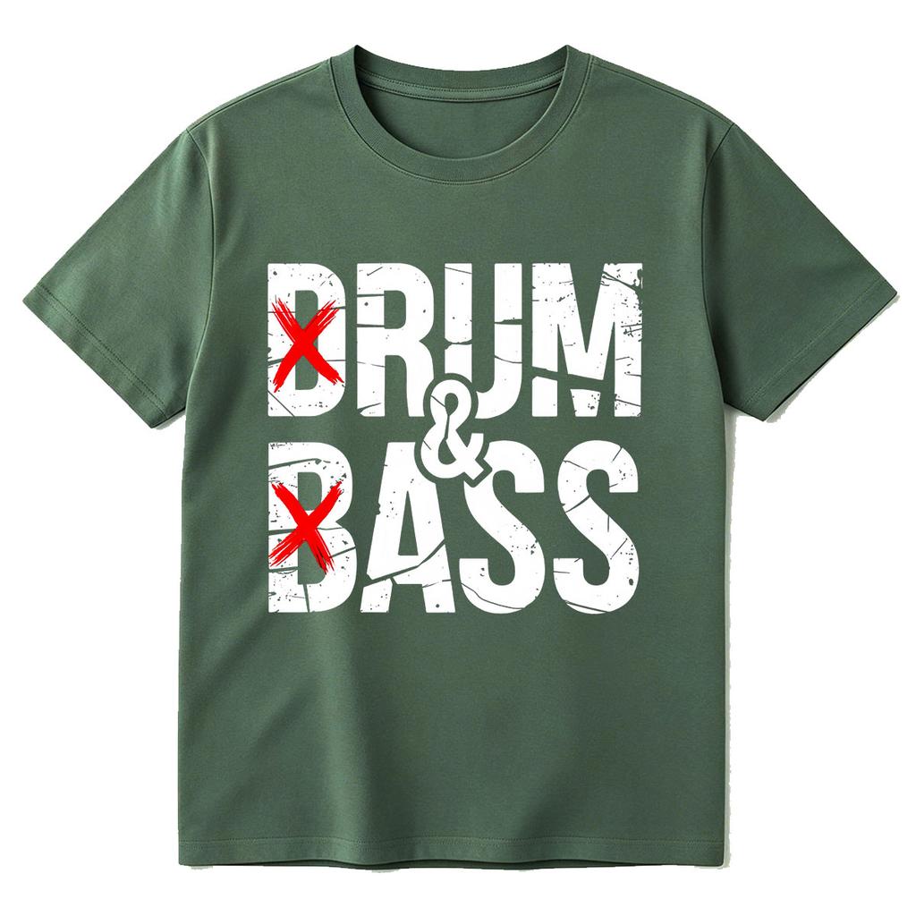 Funny Drum and Bass T Shirt Rum and Ass Lovers Jokes Tshirt Unisex Women Clothing Summer Cotton Short Sleeve Tshirts Streetwears