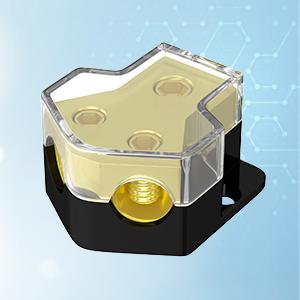 2-канальный блок распределения питания 0/2/4 AWG вход 4/8/10 AWG выход Автомобильный аудио стерео усилитель Распределительный соединительный блок
