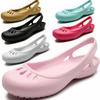 Lightweight Non-slip Hole Shoes Flat Sandals Outdoor Beach Jelly Shoes
