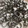 Wholesale/retail C8 8mm Bird Dove Pigeon Plastic Leg Rings Custom Plastic Lettering Rings  Black/Red/Blue/Green/Gold