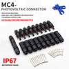 Бесплатная доставка 400/200/100/10 шт. Солнечный разъем PV Plug 1000 В постоянного тока 30 А Комплект разъемов для фотоэлектрического кабеля PV/MC 2,5/4/6 мм²