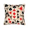 Playing Cards Pillowcases Vintage Pillow Case For Living Room Sofa Print Pillow Cover