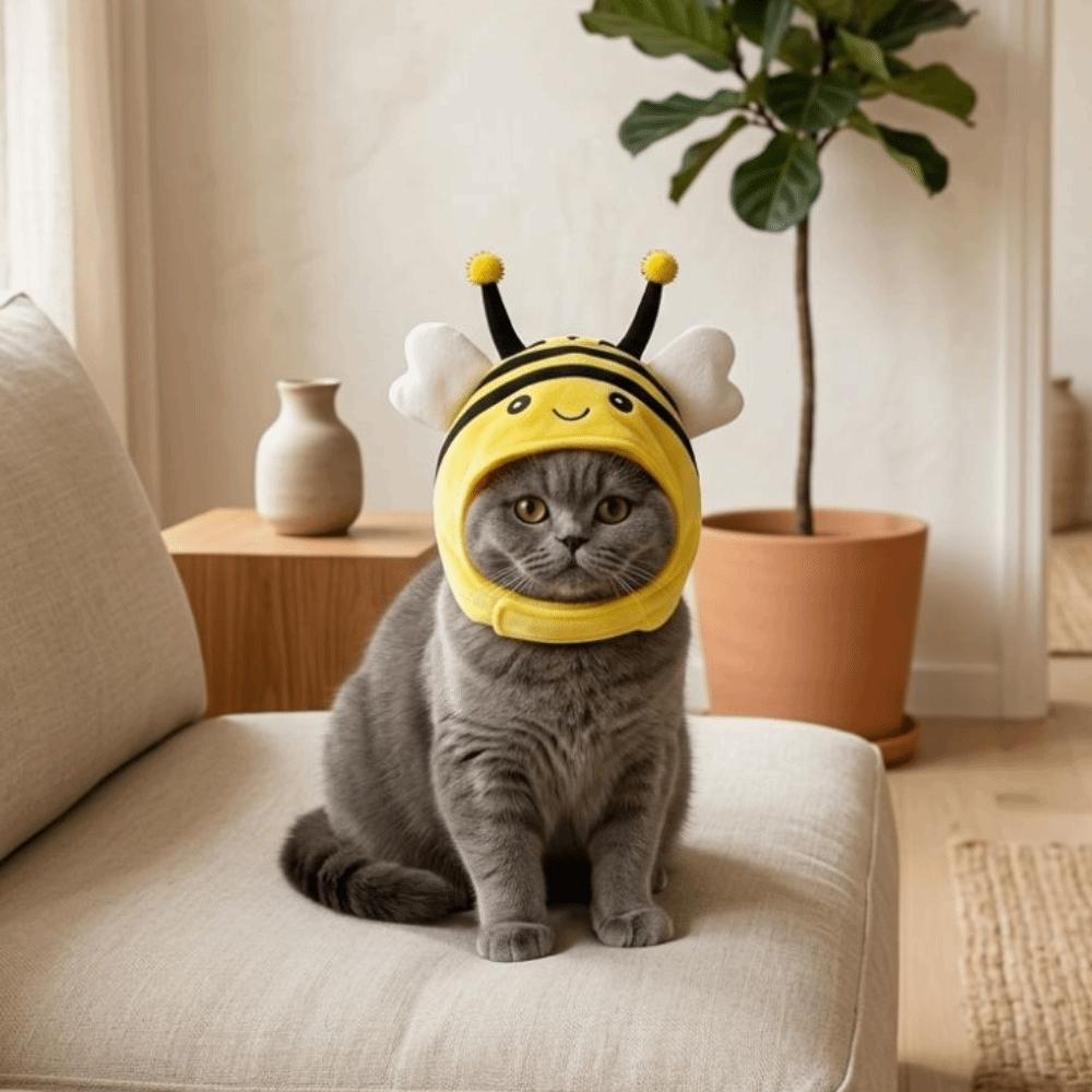 Adjustable Cute Whale Pet Hood Soft Plush Kitten Cosplay Headgear Photo Props
