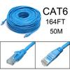 50 м / 164 фута RJ45 CAT6 CAT6E Ethernet Интернет LAN Провод Сетевой кабель Шнур для ноутбука Роутера Сетевой кабель Синий