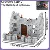 MOC WW2 Кирпичный Поле боя Война Бункер Оружие Собранный Совместимые Строительные Блоки Игрушки Для Детей Друзей Подарок Строительство