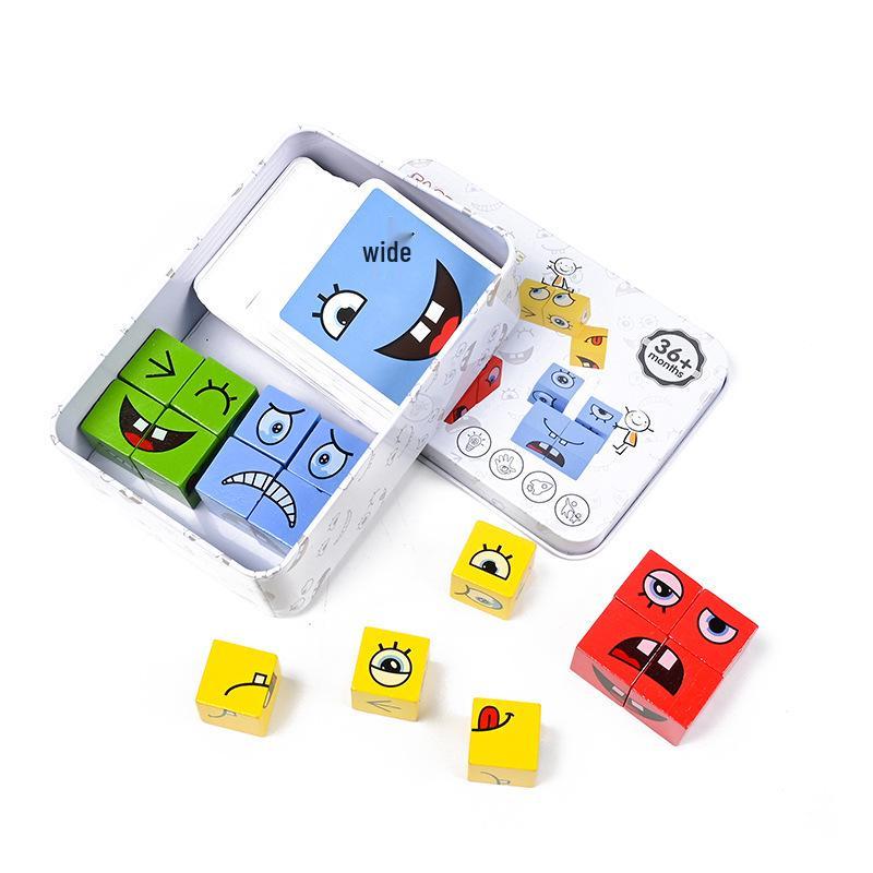 Interactive Face-Changing Cube Game: Enhancing Toddler Logic & Parent-Child Fun