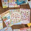 MINKYS New 20 sheets/Piece Cartoon Decorative Sticker Book for Scrapbooking DIY Journal Sticker Cute Stationery Kids Gift