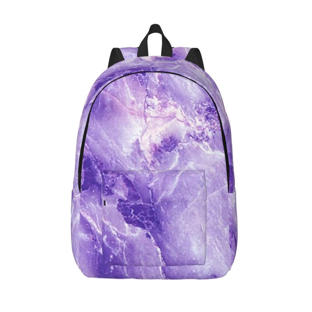 МРАМОР - ФИОЛЕТОВЫЙ Рюкзак Горячая Распродажа Daypack Большая Вместимость Мальчики Девочки Сумка для Книг Школьная Сумка Наплечные Сумки для Мужчин Женщин