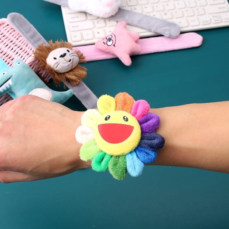 Милый браслет Clap Circle, женский головной убор, ремешок, аксессуары, плюшевая мультяшная кукла Pat Circle, детская кукла
