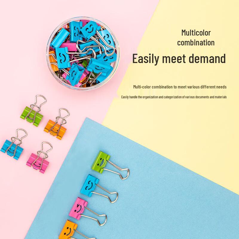 Deli Smile Binder Clips