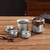 Titanium Travel Tea Set Portable Gongfu Ware Outdoor Camping Quick Cup Gift Business Friends