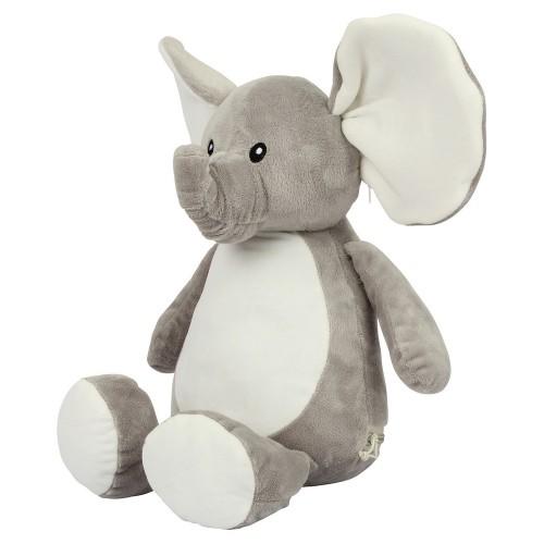 Mumbles Zipped Elephant Plush Toy