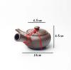 Japanese Style Purple Clay Handmade Teapot – Ceramic Kung Fu Tea Pot with Side Handle & Filter for Office Use