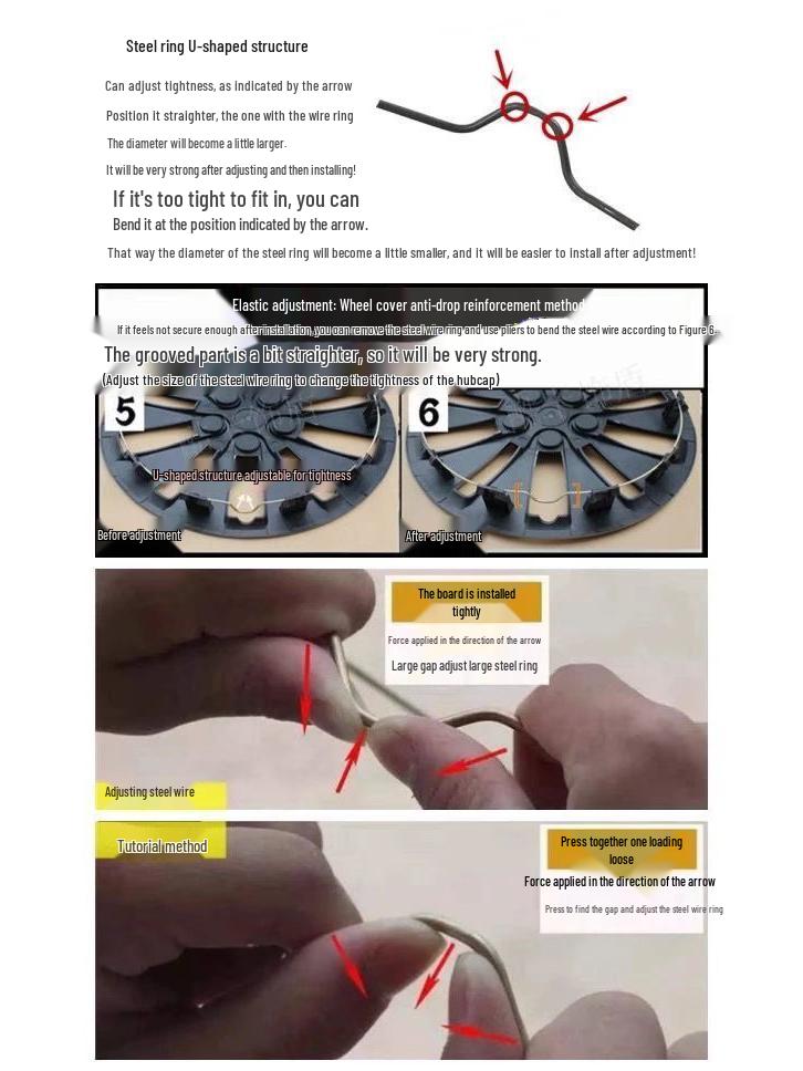 Совместимо с Dongfeng Peugeot 301: Комплект декоративных колпаков и колесных дисков 15" - Декоративный и защитный.