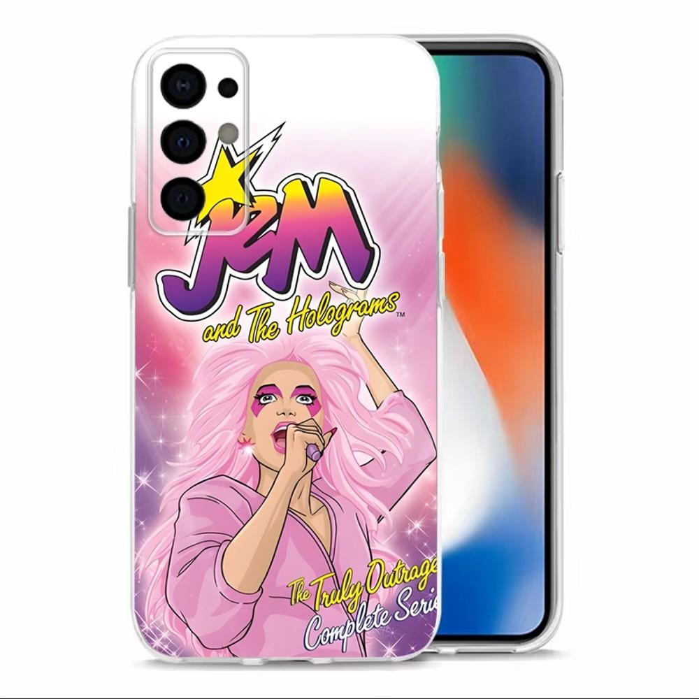 J-Jem And The Holograms Phone Case For Samsung S30,S23,S21,S22,S20,Ultra,S20,FE,lite,S10,S9,S8,PIus Transparent Shell